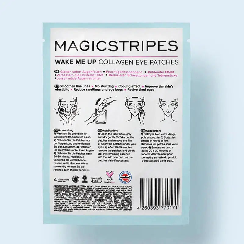 Magicstripes Wake Me Up Collagen Eye Patches