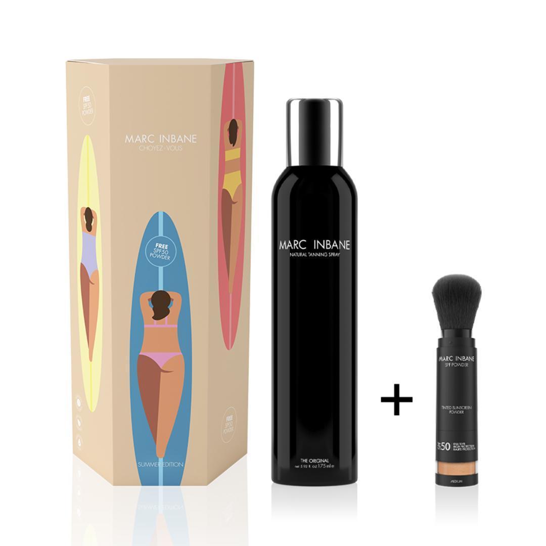 Marc Inbane Natural Tanning Spray Choyes Vous Gjafasett