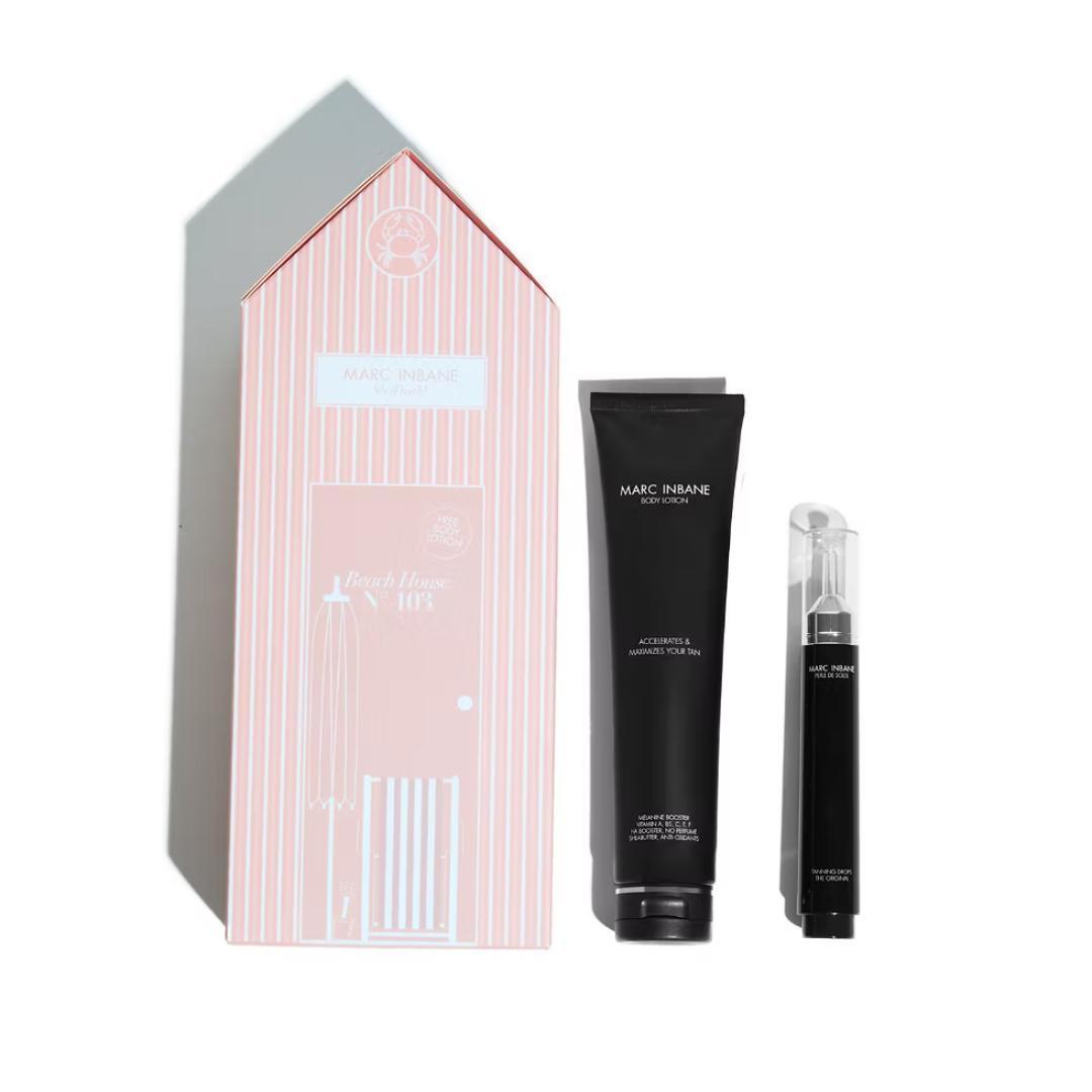 Marc Inbane Perle De Soleil Tanning Drops Beach House Gjafasett