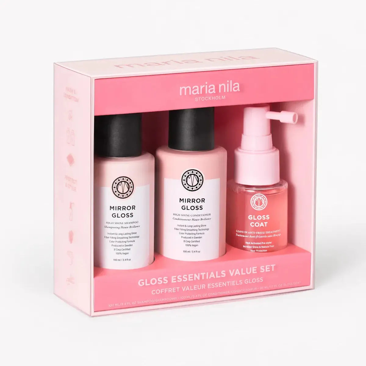 Maria Nila Mirror Gloss Travel Gjafasett