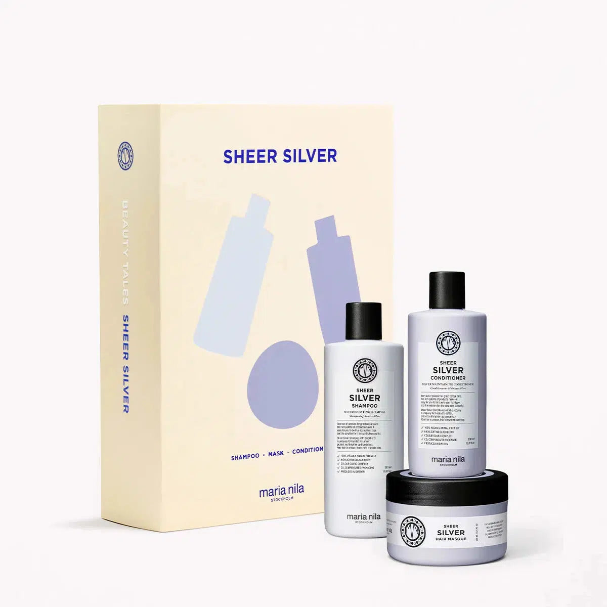 Maria Nila Sheer Silver Beauty Box Gjafasett