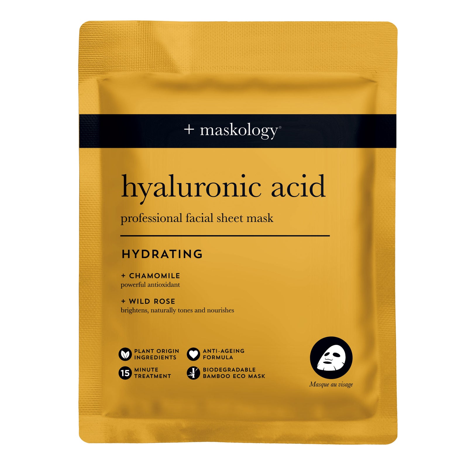 +Maskology Hyaluronic Adic Sheet Mask