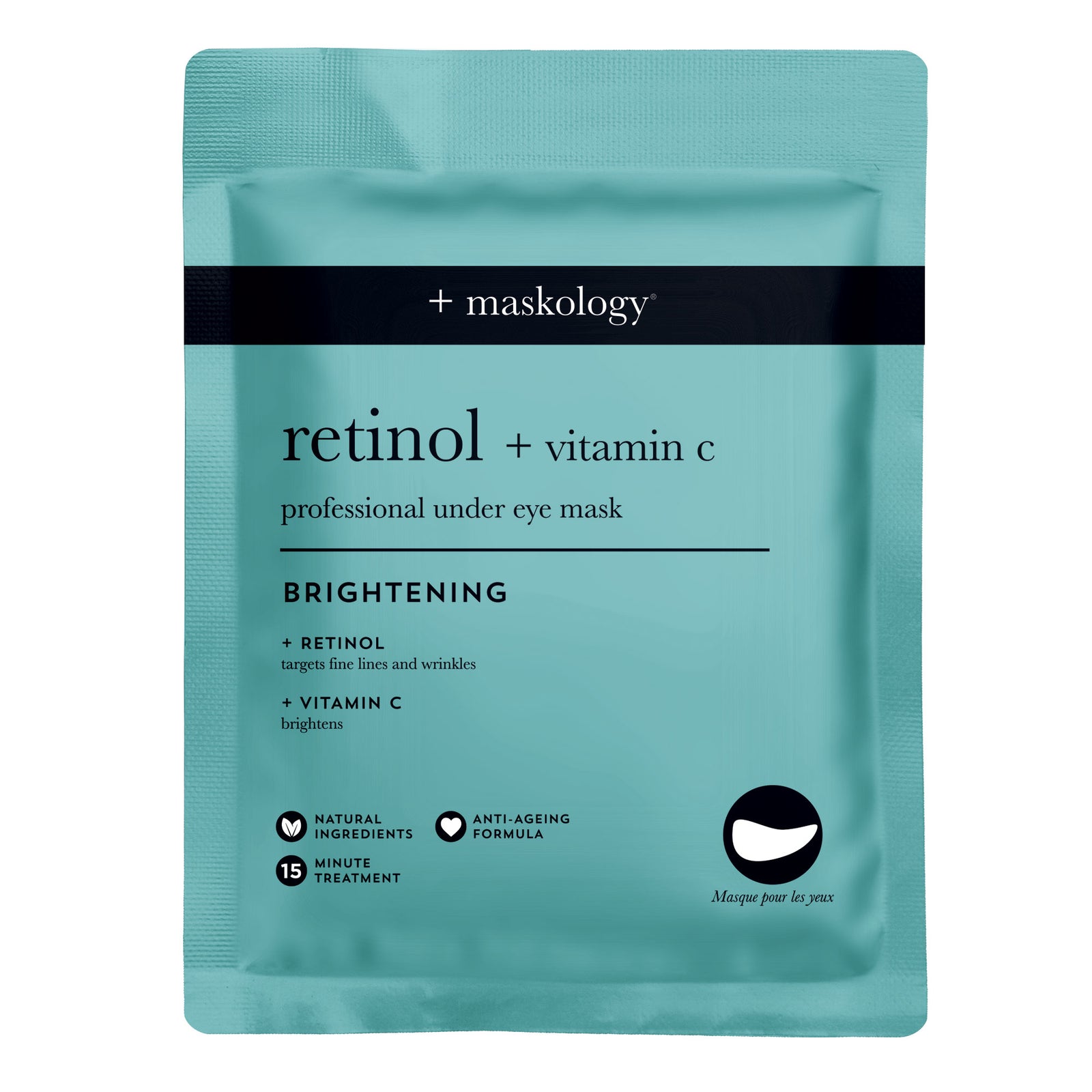 +Maskology Retinol + Vit C Under Eye Mask