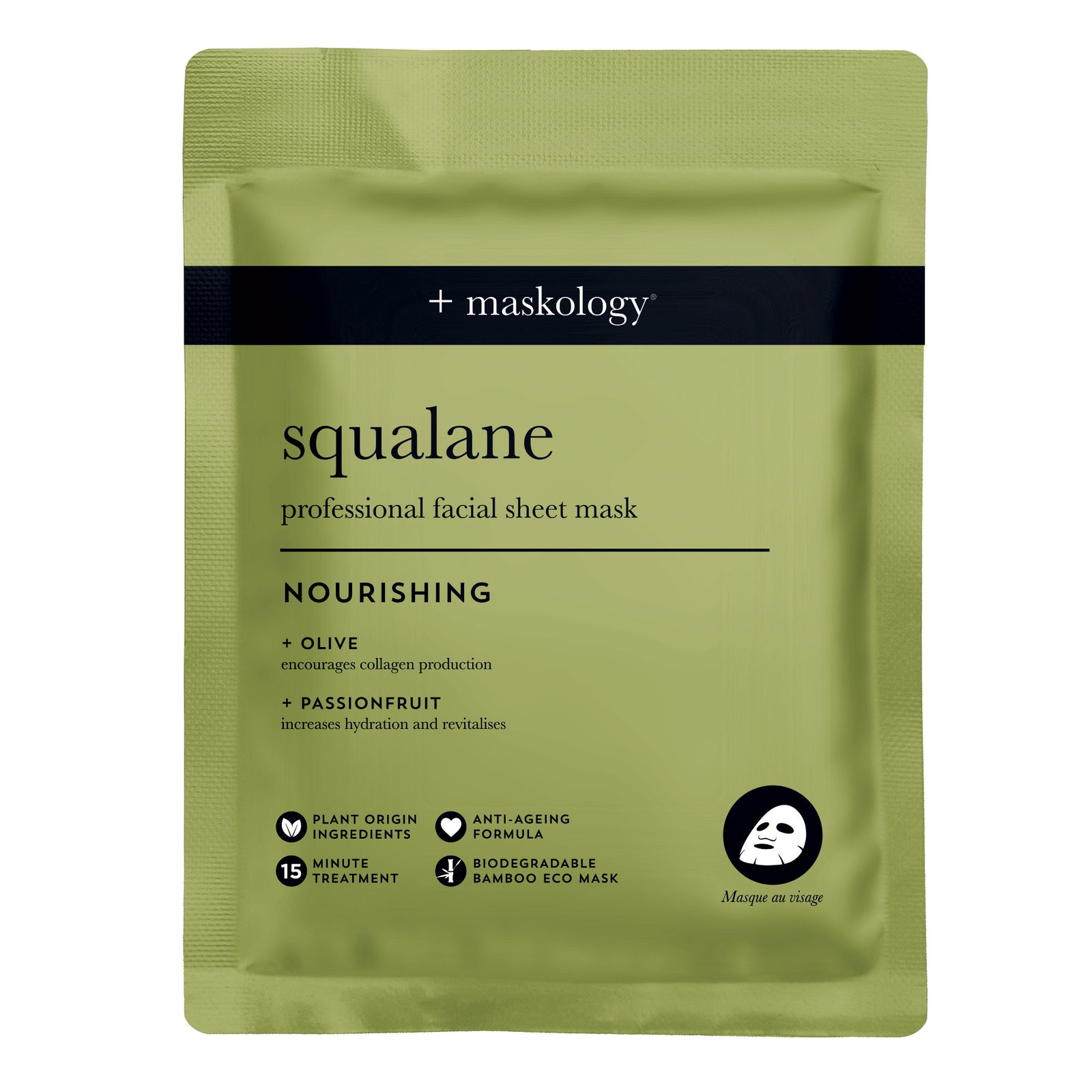 +Maskology Squalane Sheet Mask