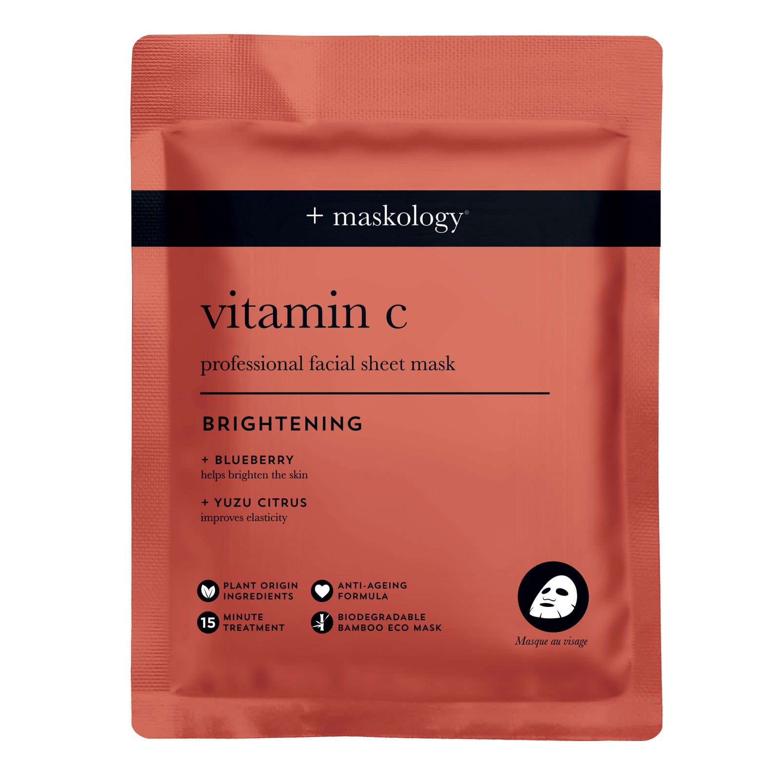 +Maskology Vitamin C Sheet Mask