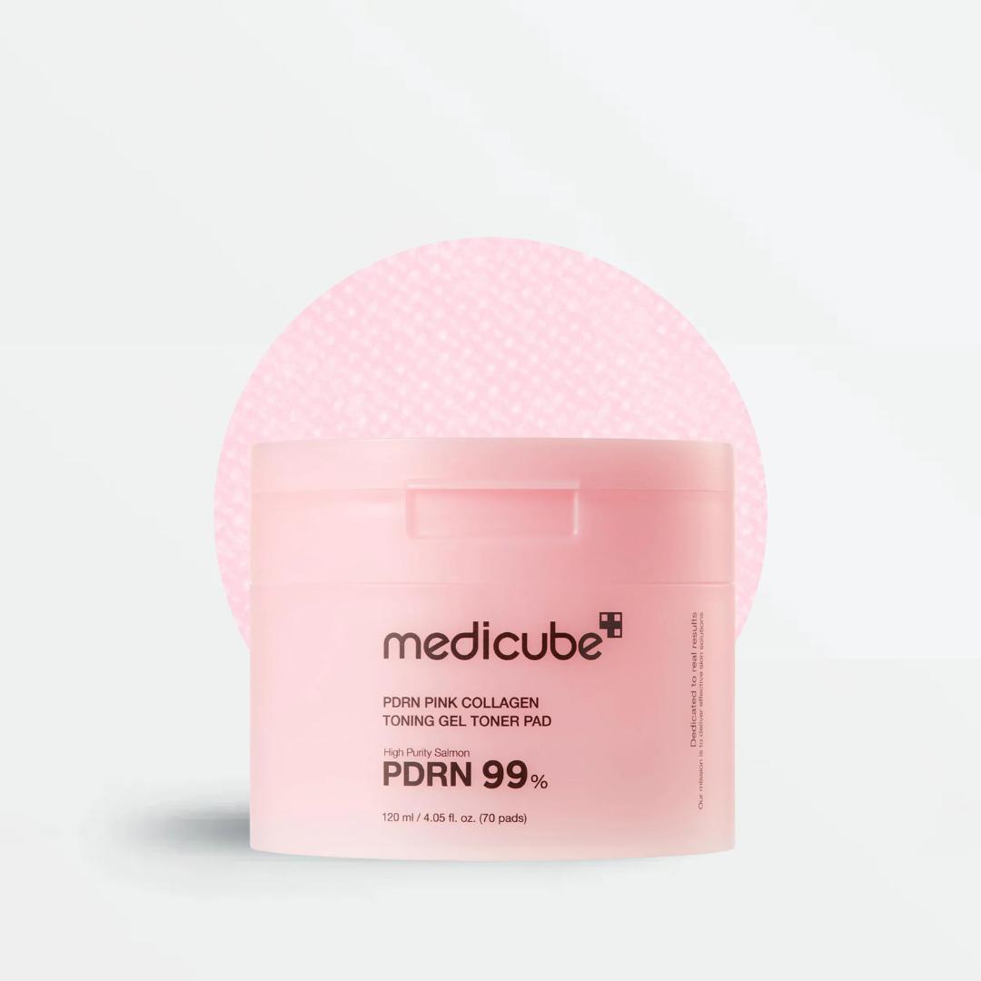 Medicube PDRN Pink Collagen Toning Gel Toner Pad