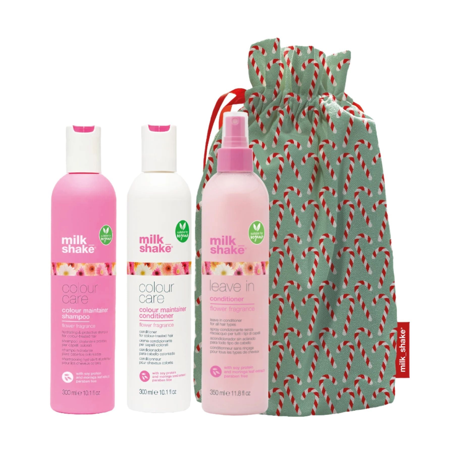 Milk Shake Colour Care Flower Power Tríó Bag Gjafasett