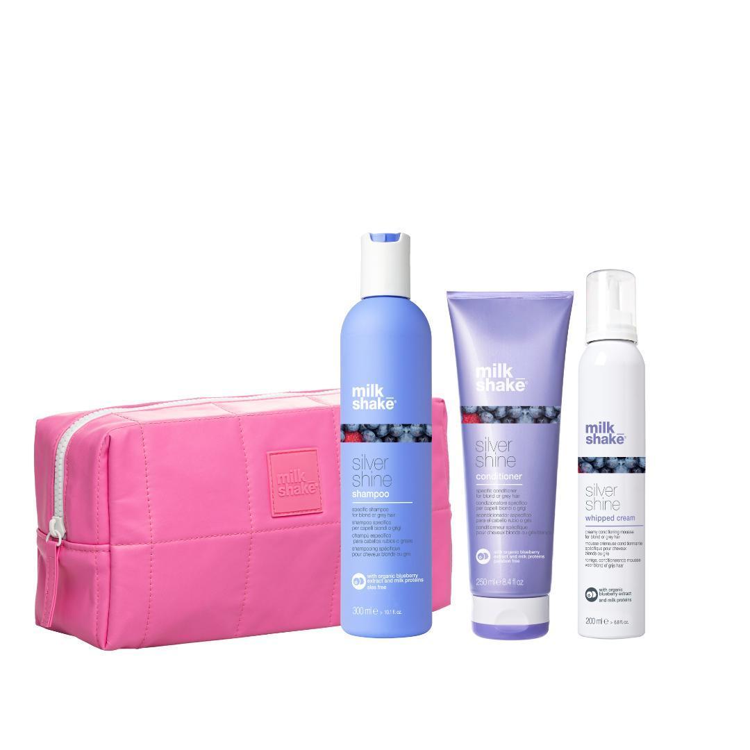 Milk Shake Silver Shine Trio Pouch Gjafasett