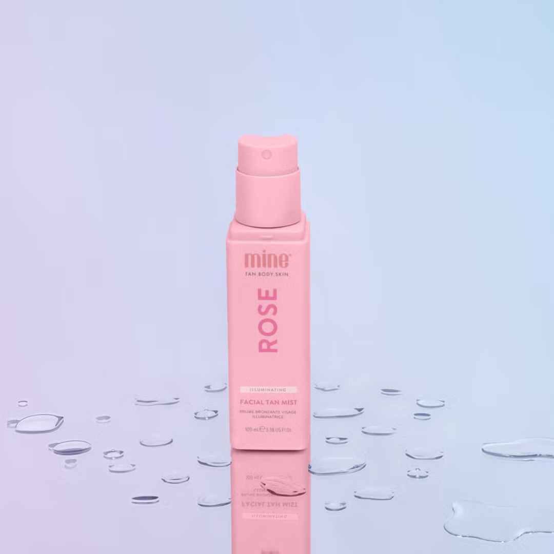 Minetan Rose Water Illuminating Facial Tan Mist 100ml