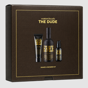 Waterclouds The Dude Shave and Shower Gjafasett