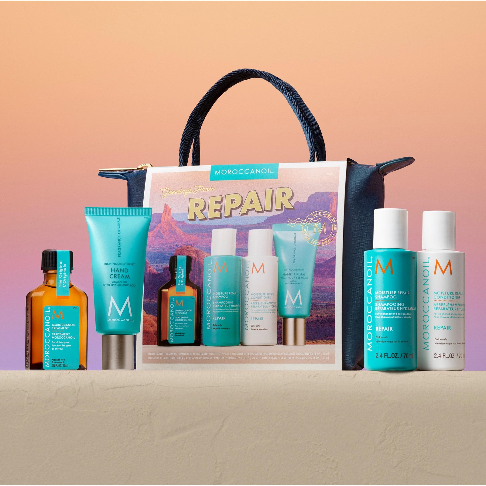Moroccanoil Repair Mini Travel Gjafasett