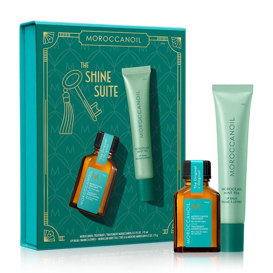 Moroccanoil The Shine Suite Mint Gjafasett