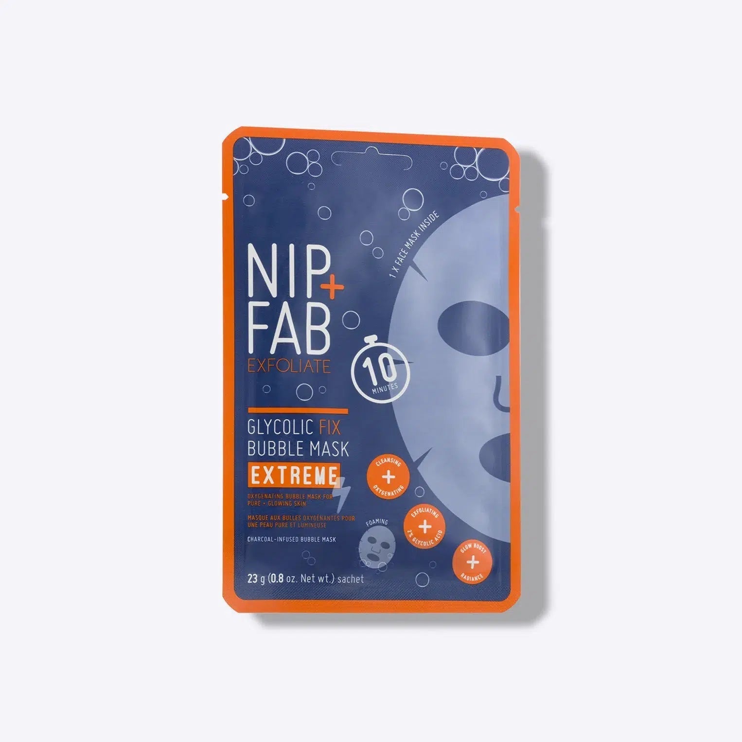 NIP + FAB Glycolic Fix Extreme Bubble Sheet mask 25ml