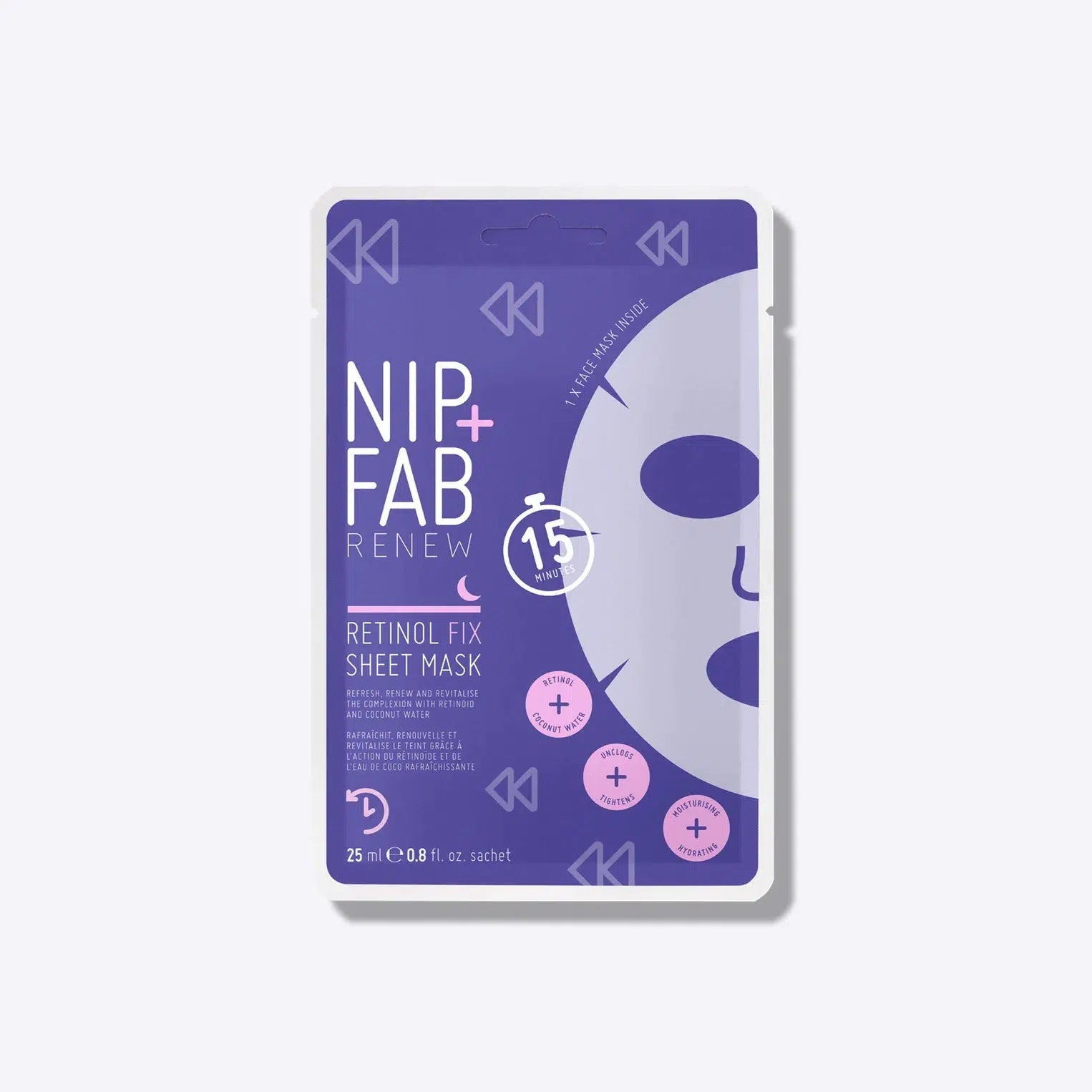 Nip + Fab Retinol Sheet Mask 25ml