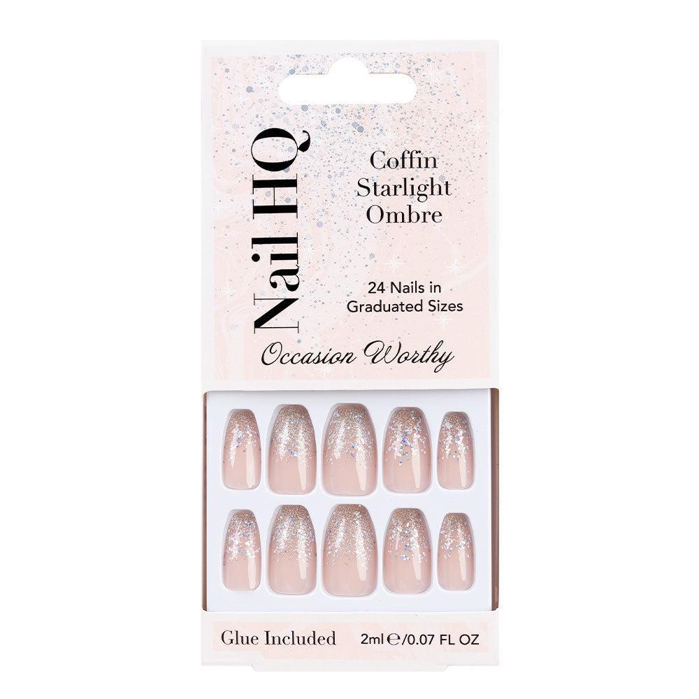Nail Hq Coffin Starlight Ombre