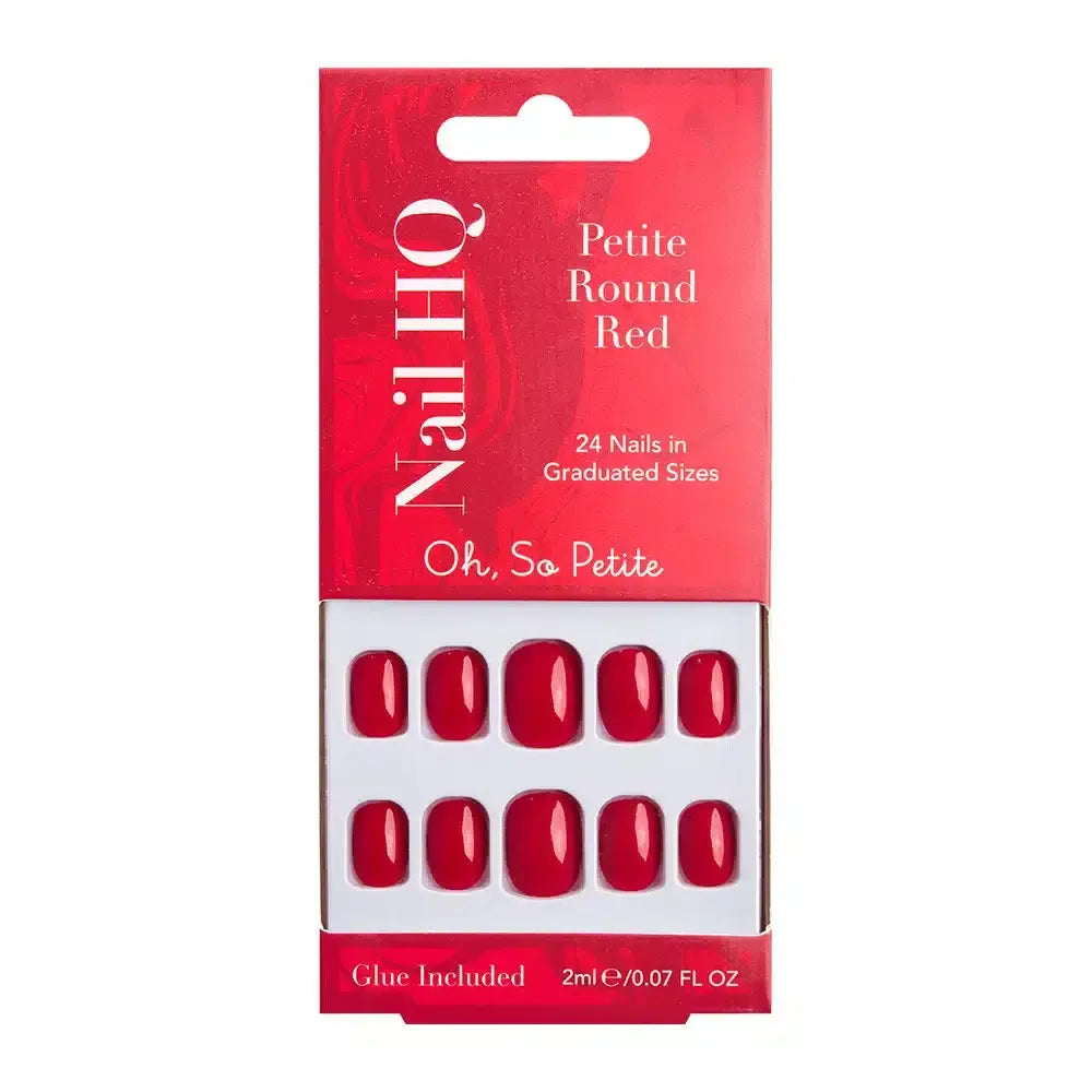 Nail Hq Petit Round Red