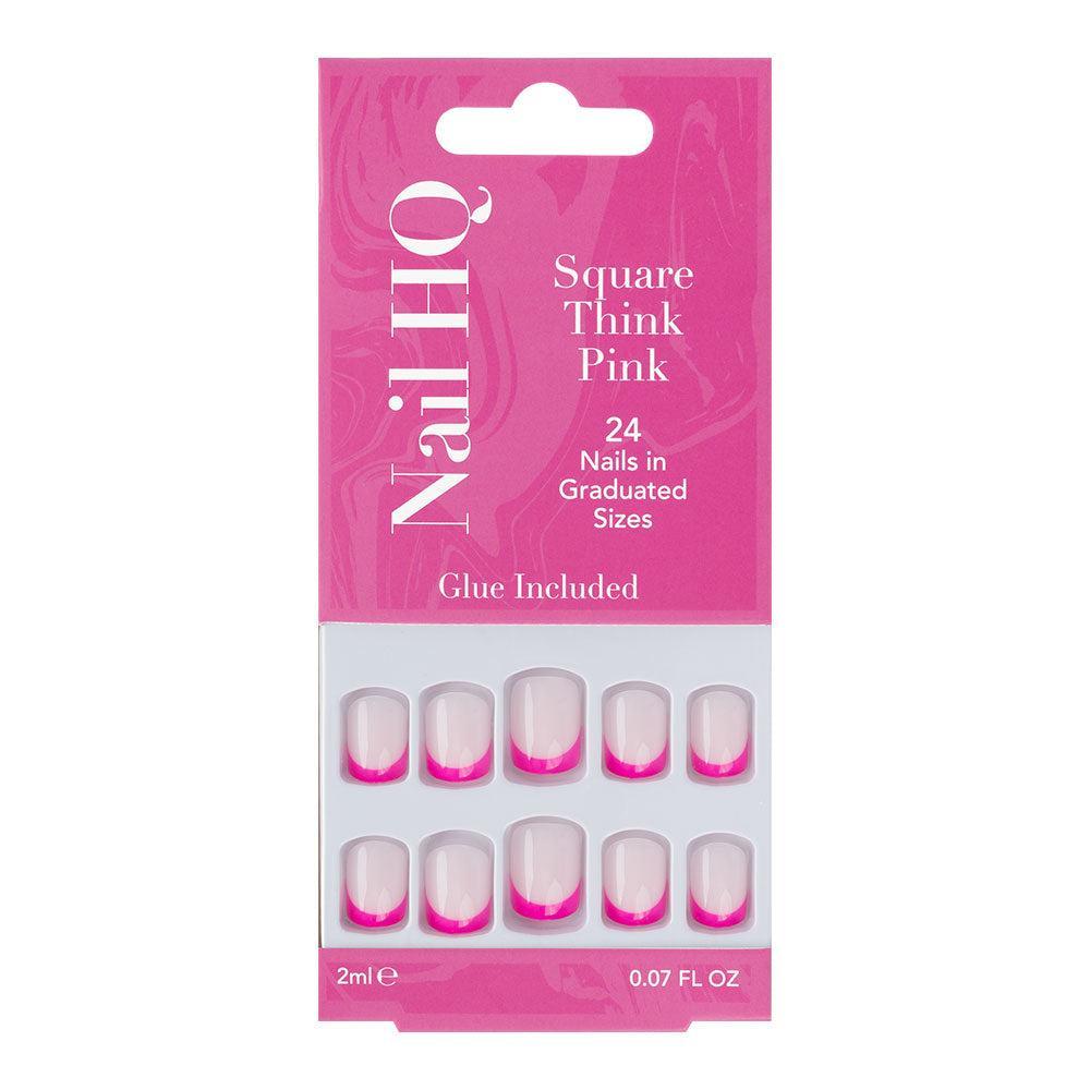 Nail Hq Square Think Pink