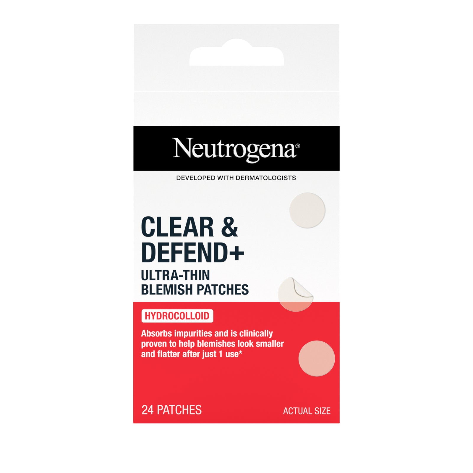 Neutrogena NWF Clear & Defend+ Pimple Patches 24stk