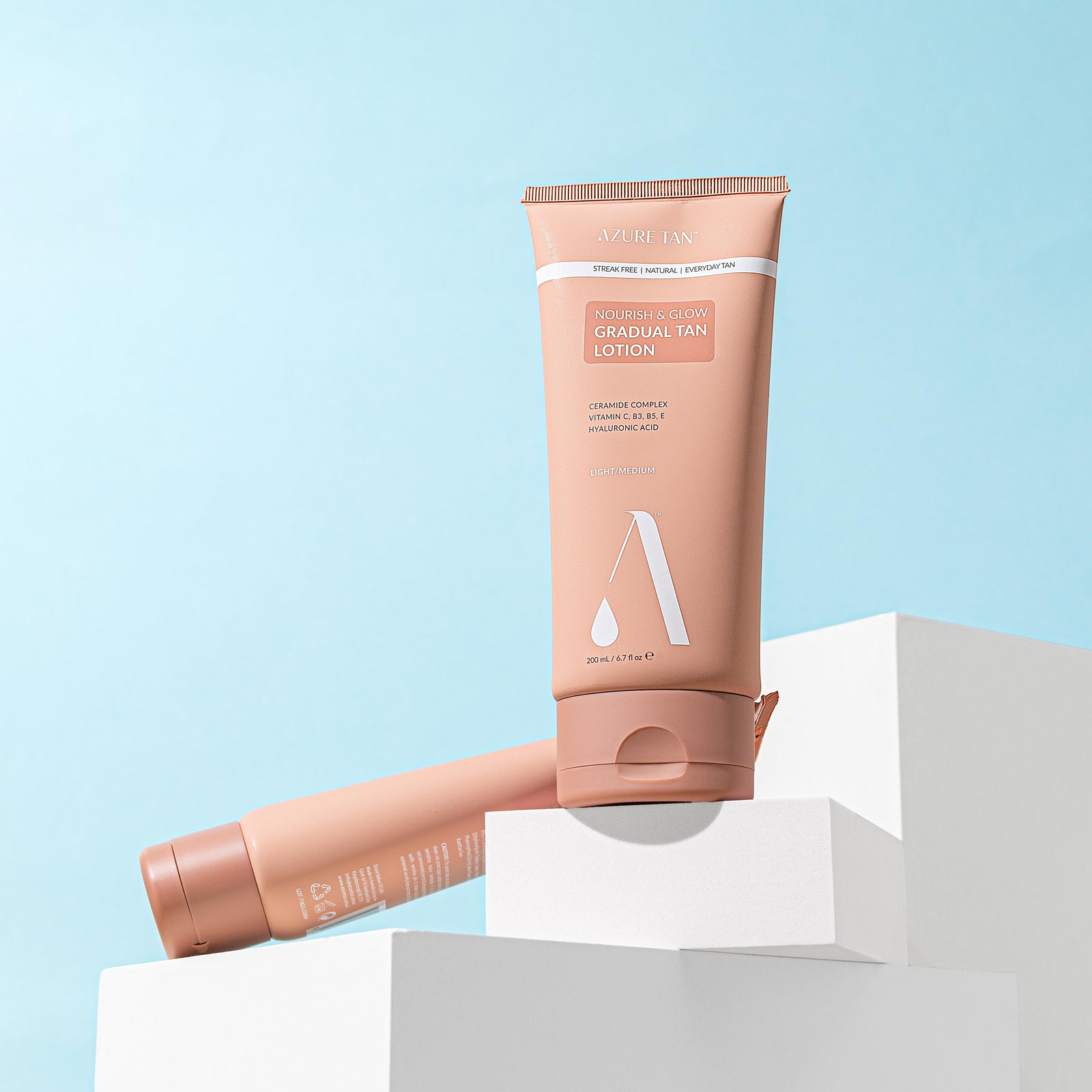 POS - Azure Tan Gradual Tan Lotion Light Medium 200ml