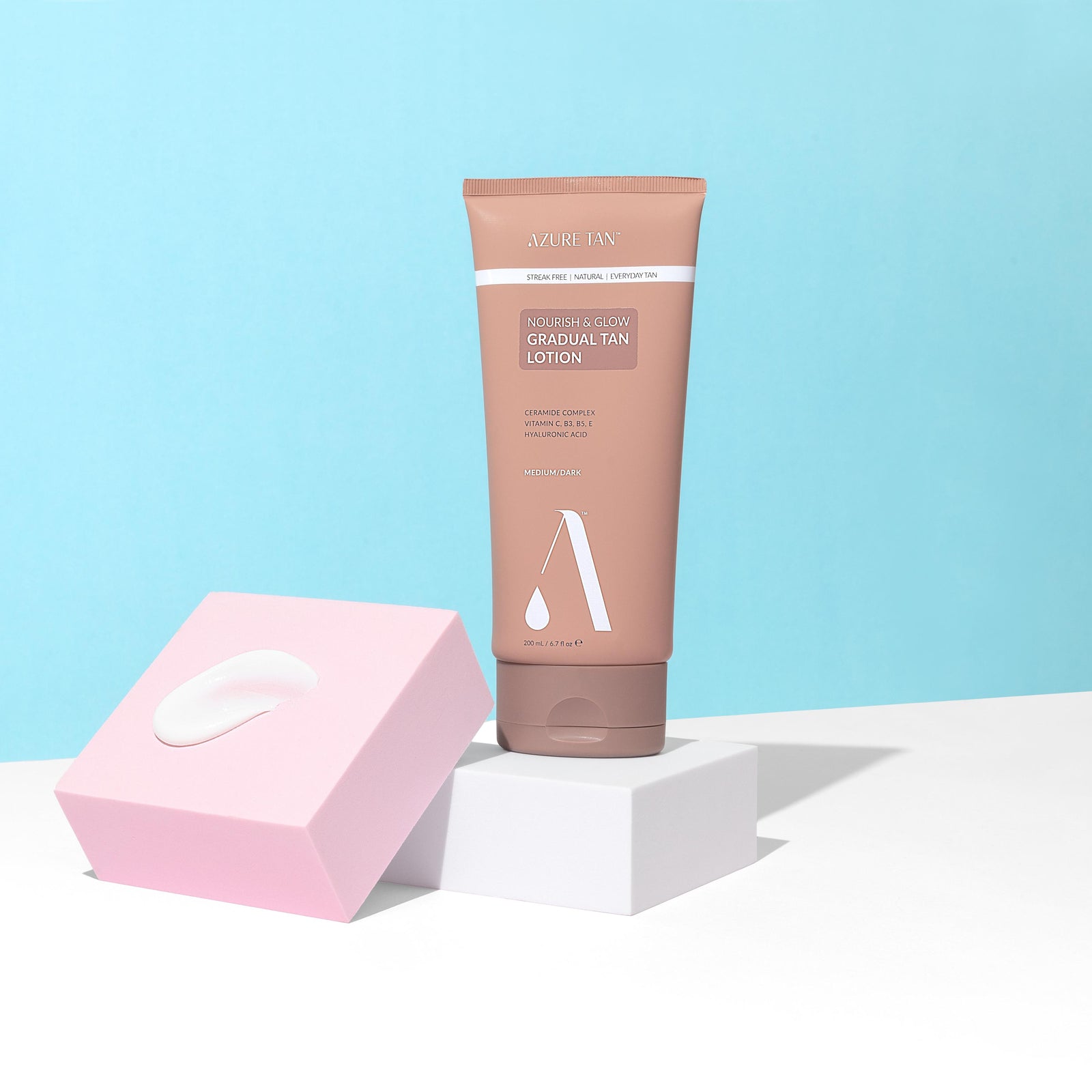 POS - Azure Tan Gradual Tan Lotion Medium Dark 200ml