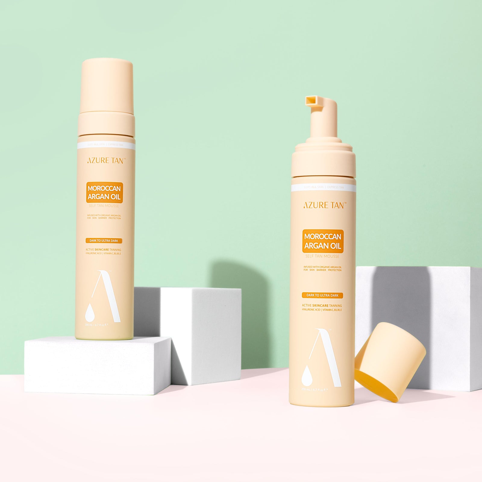 POS - Azure Tan Self Tan Mousse Moroccan Argan Oil 200ml