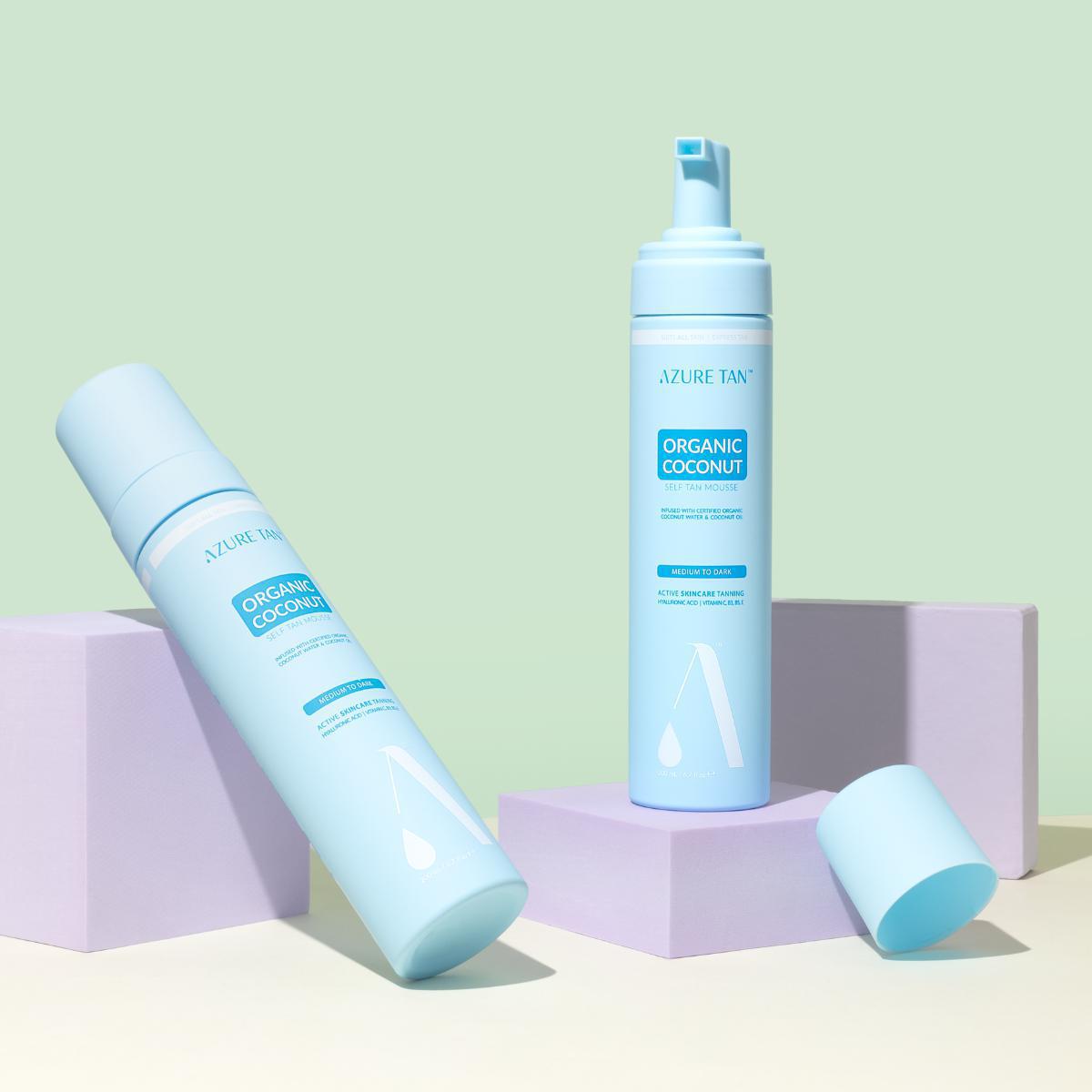 POS - Azure Tan Self Tan Mousse Organic Coconut 200ml