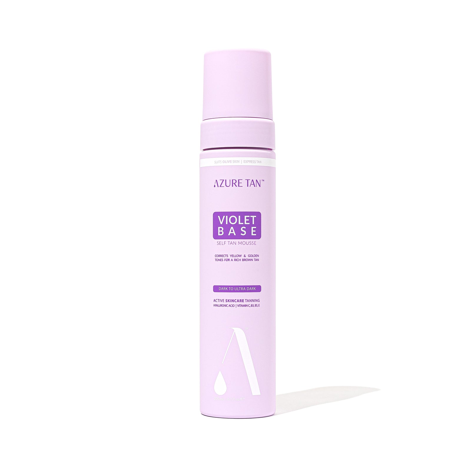 POS - Azure Tan Self Tan Mousse Violet Base 200ml