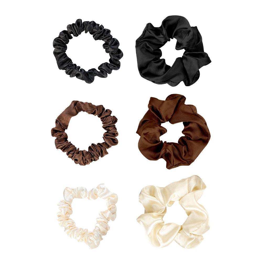 POS - Brush Works Everyday Satin Scrunchie Gjafasett