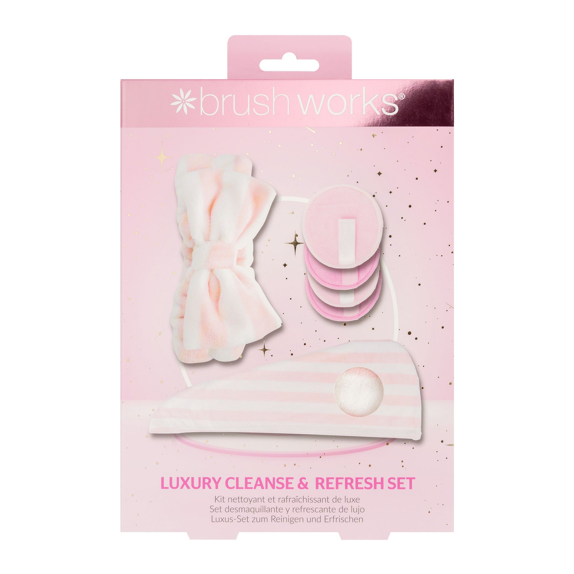 POS - Brush Works Luxury Cleanse & Refresh Gjafasett