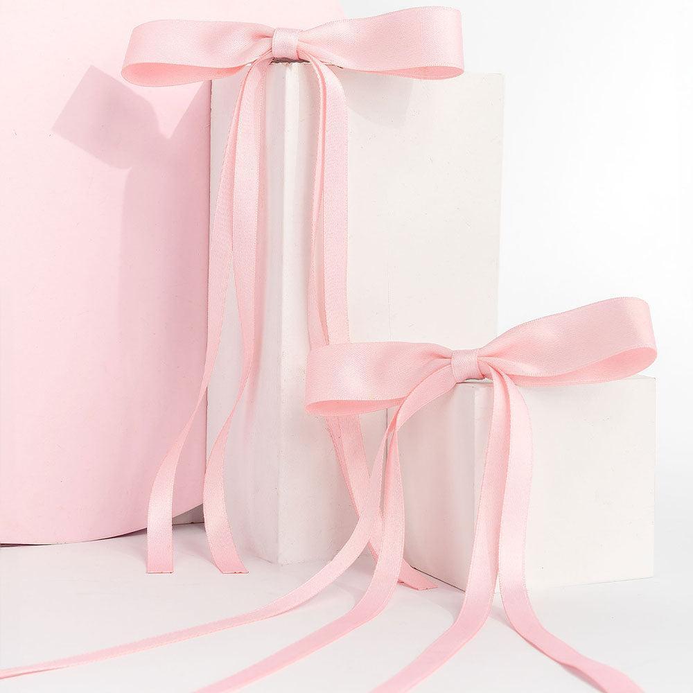POS - Brush Works Satin Pink Hair Bow Duo