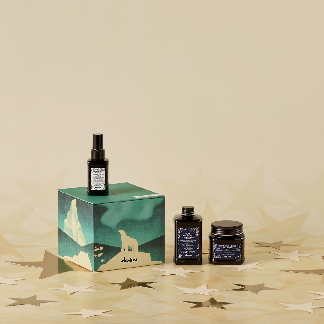 POS - Davines Heart Of Glass Gjafasett