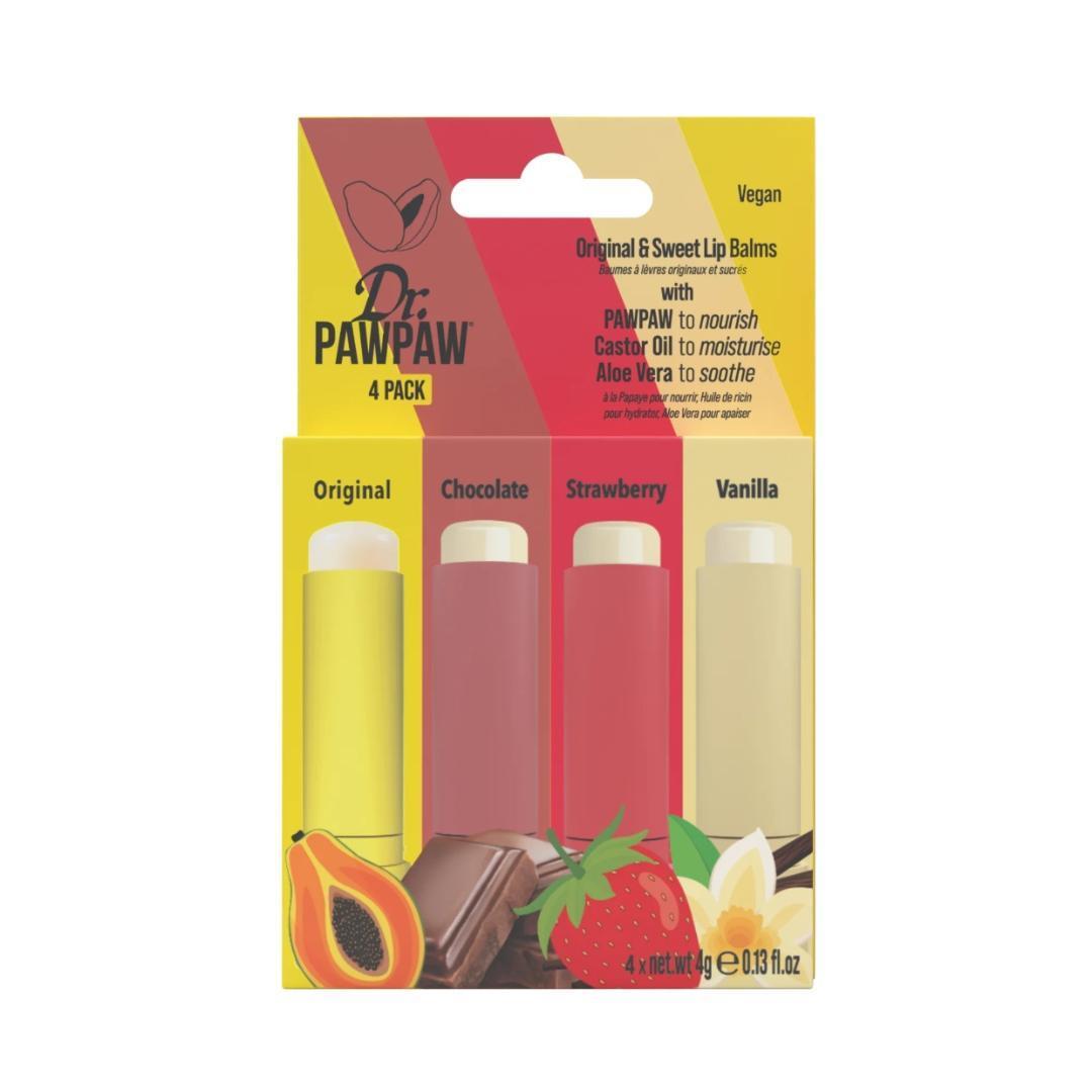 POS - Dr PawPaw Flavoured Twist Up Balm Multipack