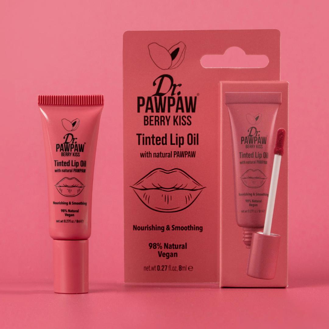 POS - Dr PawPaw Tinted Lip Oil Berry Kiss 8ml