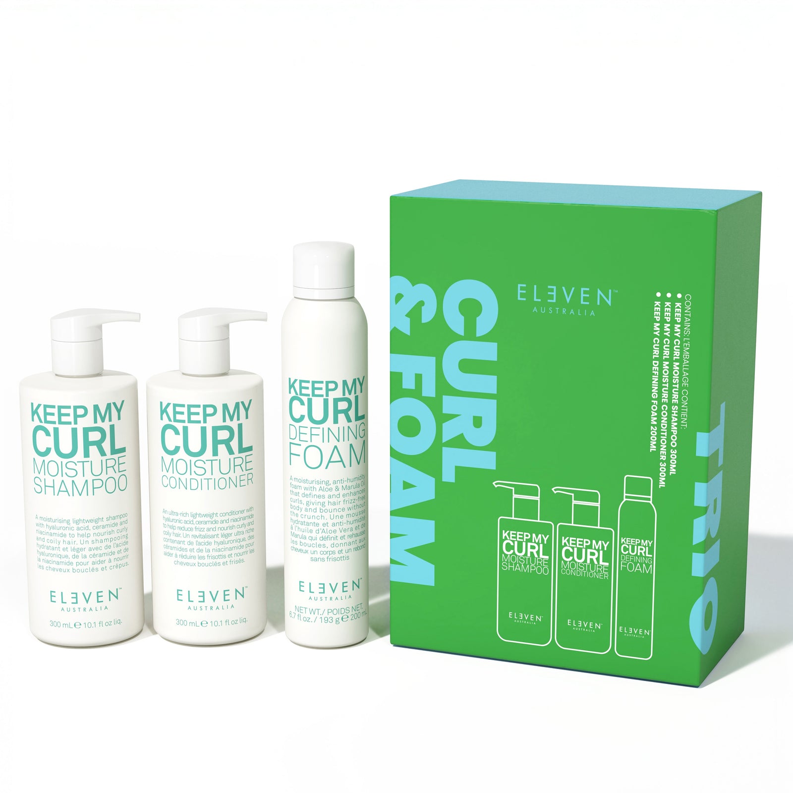 POS - Eleven Australia Curl & Foam Gjafasett