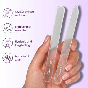 POS - Glowxie Glass Nail File Duo