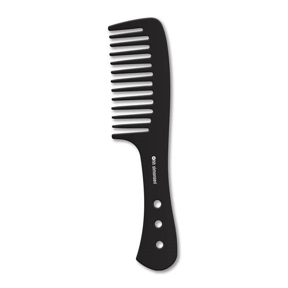 POS - HH Simonsen Carbon Comb Curls Greiða