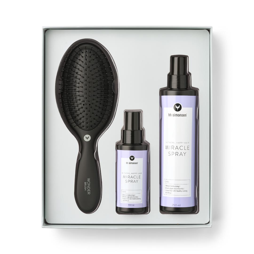POS - HH Simonsen Miracle Spray + Wonder Brush Gjafasett