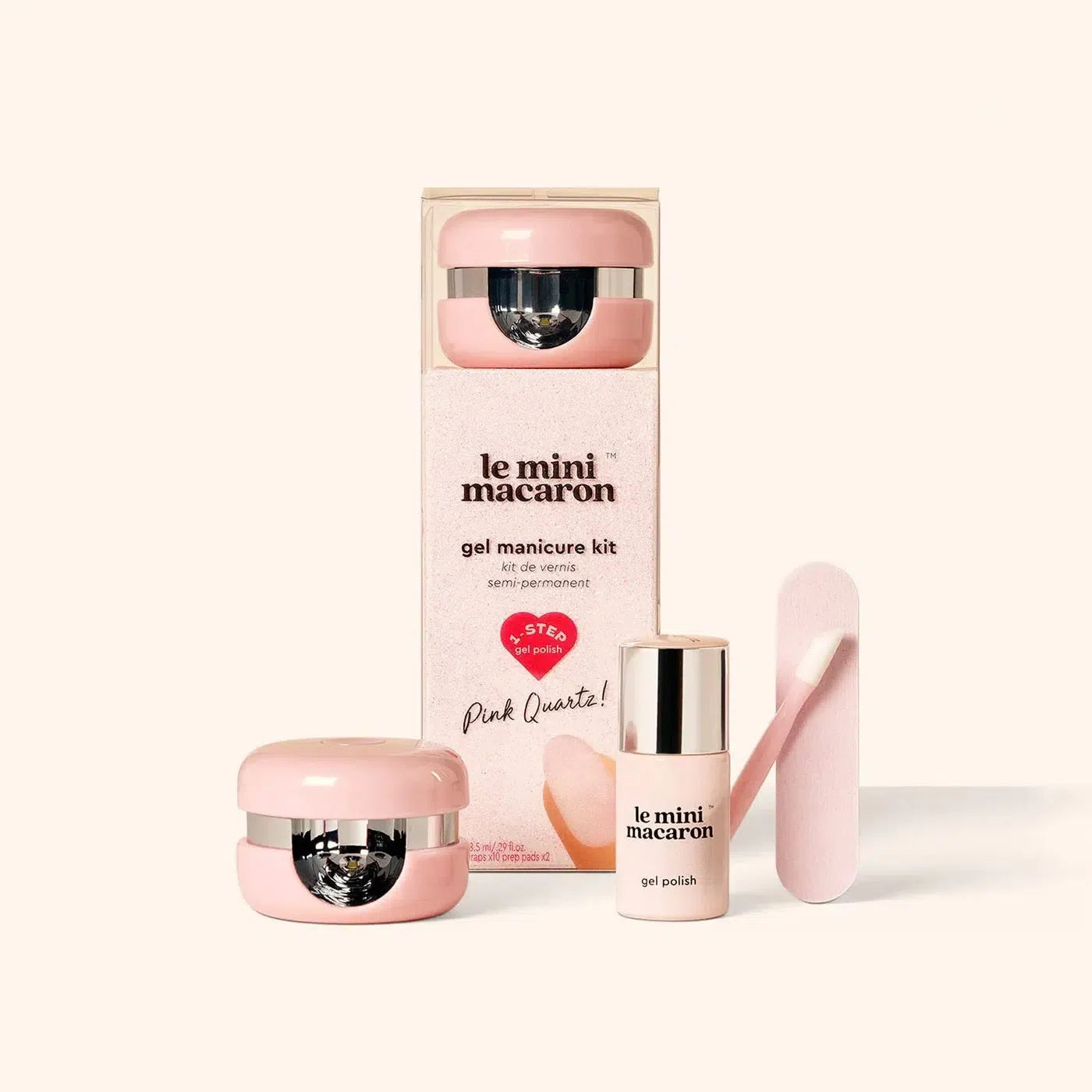 POS - Le Mini Macaron Gel Manicure Set Pink Quartz