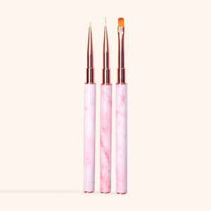POS - Le Mini Macaron Nail Art Brushes Trio