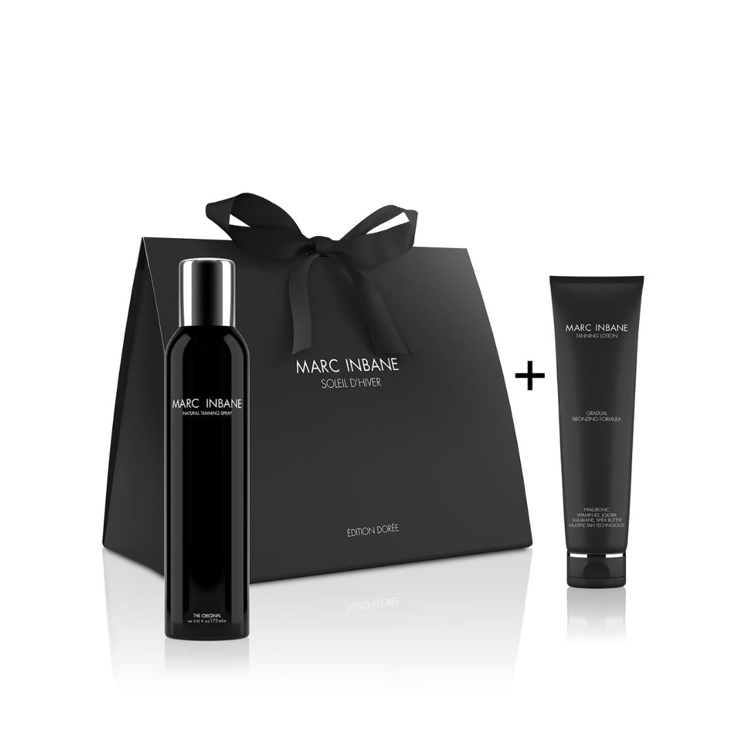 POS - Marc Inbane Natural Tanning Spray Gjafasett