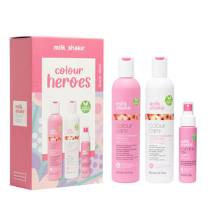 POS - Milk Shake Colour Care Flower Power Heros Gjafasett