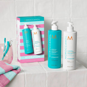 POS - Moroccanoil Hydration Duo 500ml Gjafasett