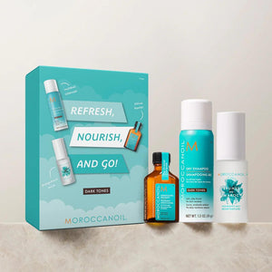 POS - Moroccanoil Refresh, Nourish, and Go! Dark Tones Spring Kit