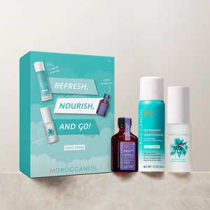 POS - Moroccanoil Refresh, Nourish, and Go! Light Tones Spring Kit