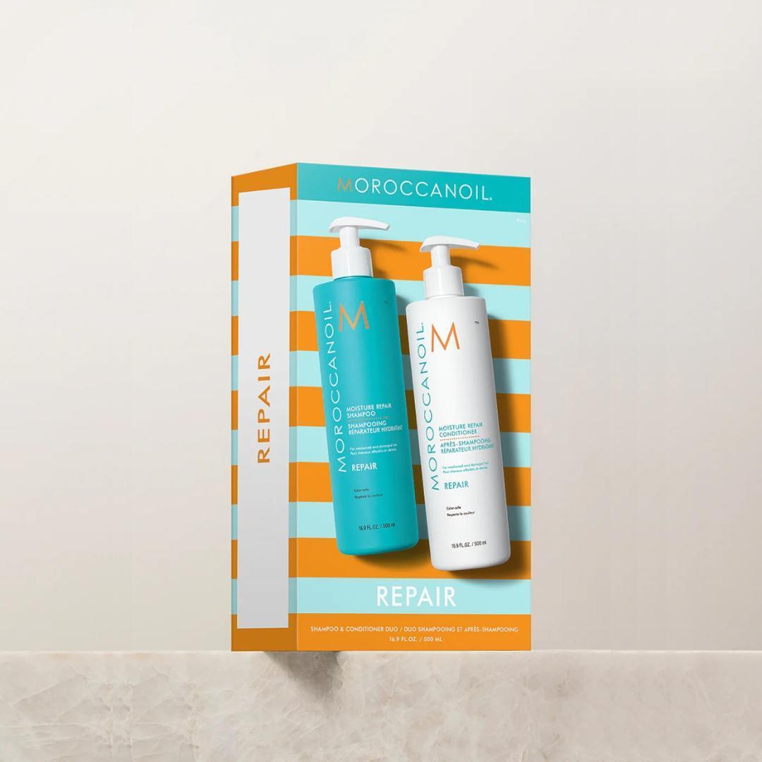 POS - Moroccanoil Repair Duo 500ml Gjafasett
