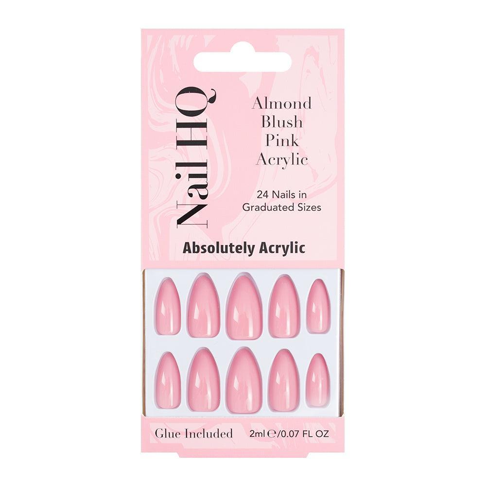 POS - Nail HQ Almond Blush Pink Acrylic Nails