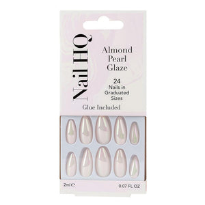 POS - Nail Hq Almond Pearl Glaze Nails