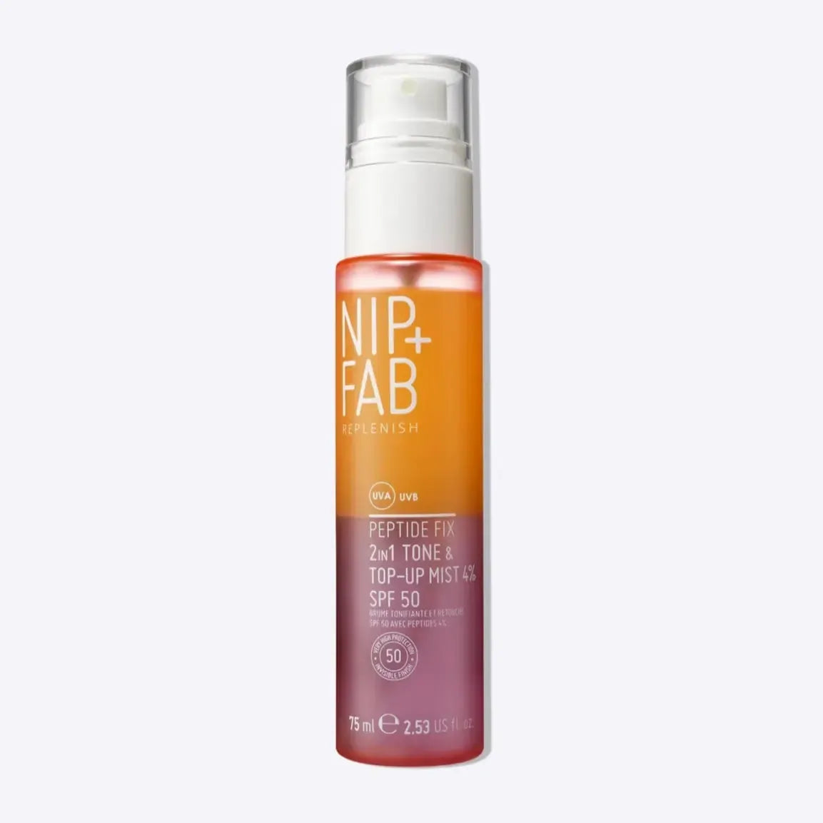 POS - Nip + Fab Peptide Fix Tone & Top Up Mist 4% SPF50 75ml
