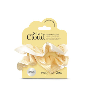 POS - Silver Cloud Buttercup Satin Teygjur
