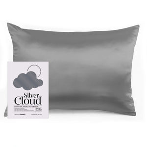 POS - Silver Cloud Satin Pillowcase